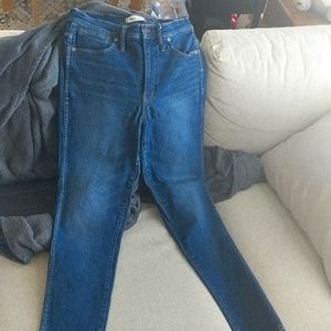 Madewell 10" High Rise Skinny Jeans Size 31